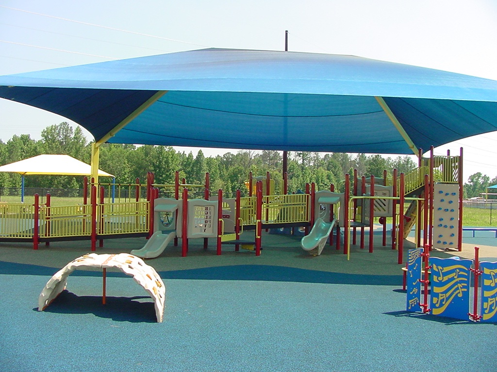 soft rubber mulch with commercial playground structures