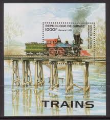 Guinea Trains Stamp