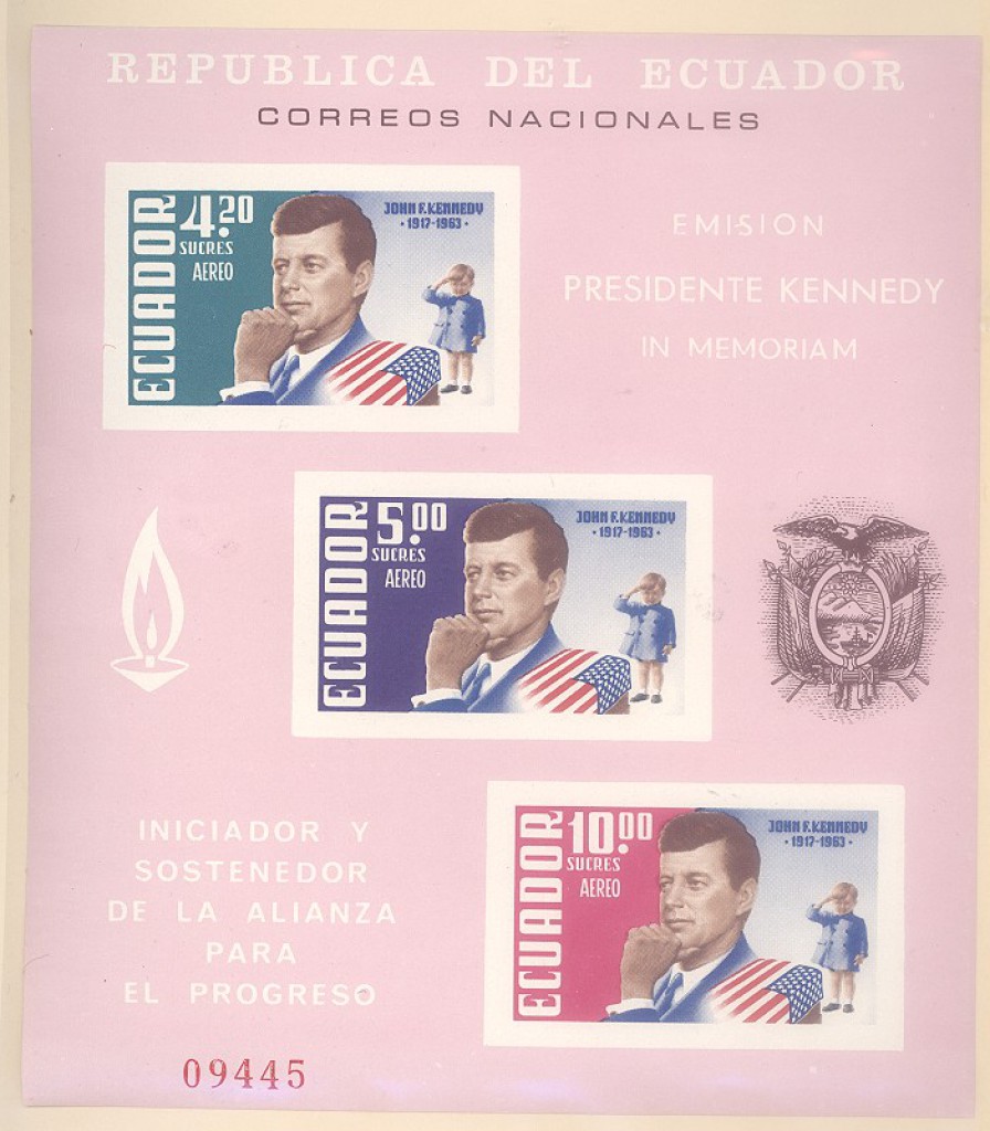 Ecuador JFK Souvenir Sheet