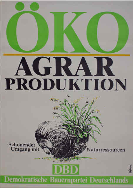 DBD - Deutsche Bauern Partei der DDR zu den Wahlen in der DDR 1990 - OKO Agrar Produktion..