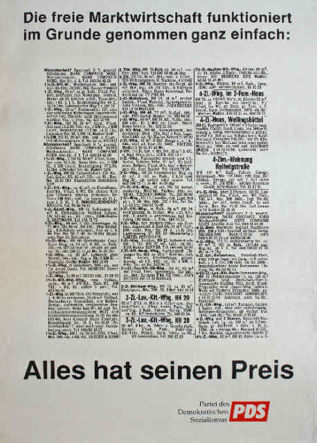 PDS Plakat 1989-1990 - 