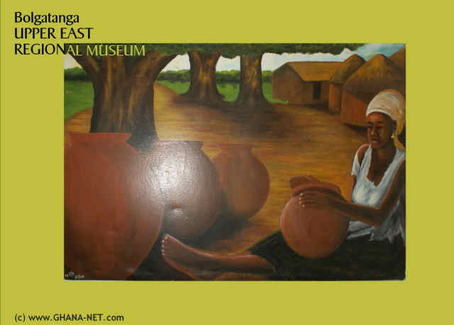 Paintings at Upper East Regional Museum, Bolgatanga