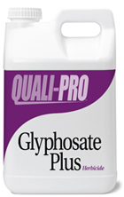 QualiPro Herbicide; Glyphosate Plus bottle and brochure