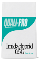 QualiPro Insecticide; Imidacloprid 0.5G bottle and brochure