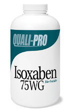 QualiPro Herbicide; Isoxaben 75 WG bottle and brochure