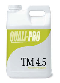 QualiPro Fungicide; TM 4.5 Flowable Bottle and Brochure