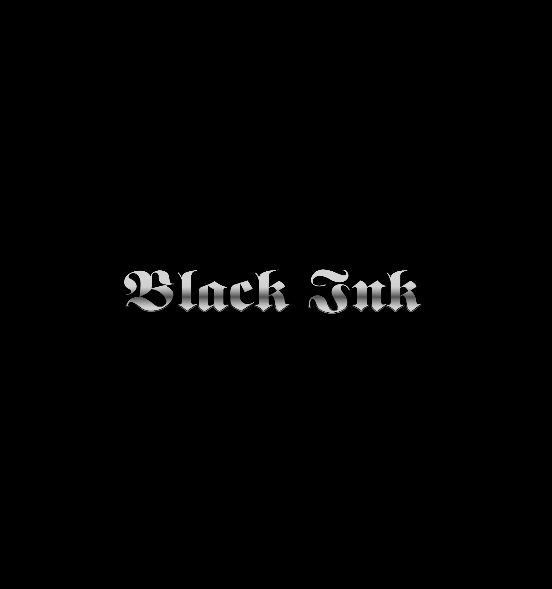 black ink