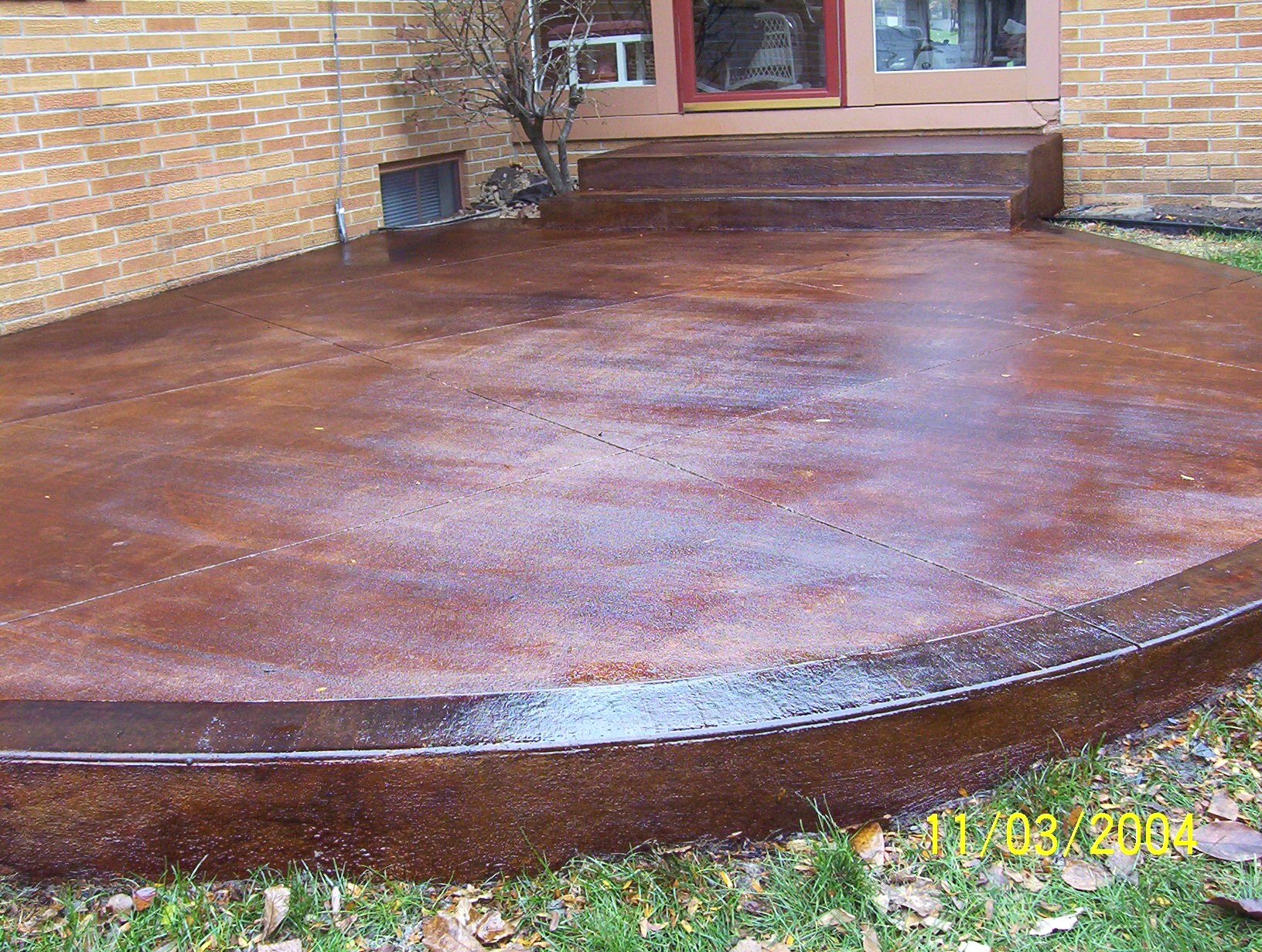 Exterior Stained Concrete