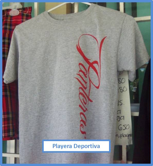 PLAYERA DEPORTIVA MODELO OFICIAL